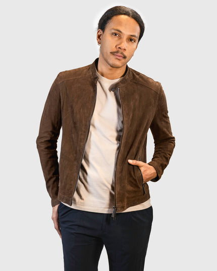 Veste en cuir classique