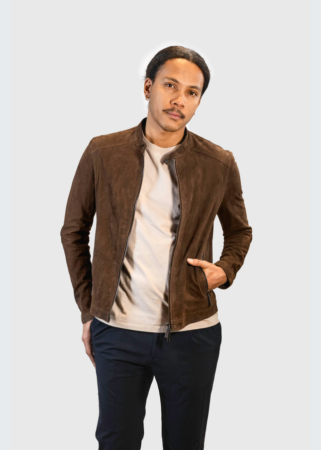 Veste en cuir classique