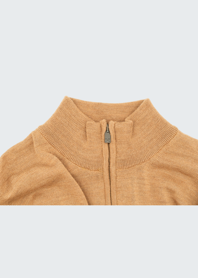 Pull-over zippé