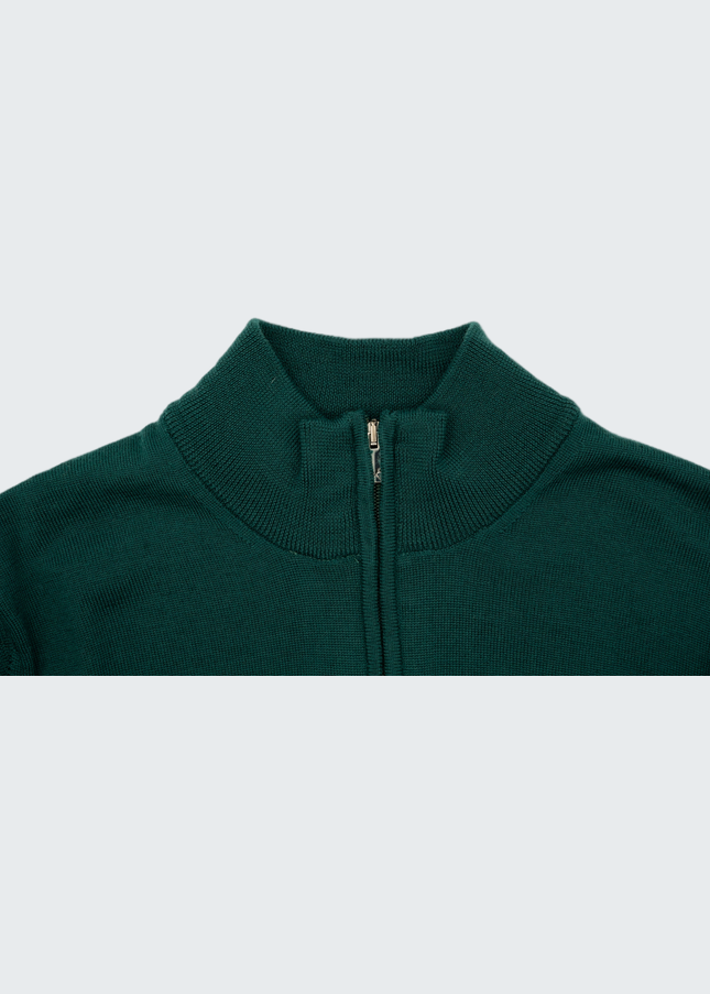 Pull-over zippé