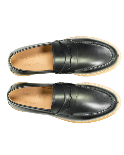 Mocassins en cuir chic