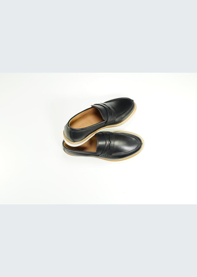 Mocassins en cuir chic