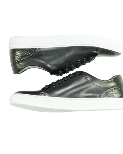 Baskets en cuir