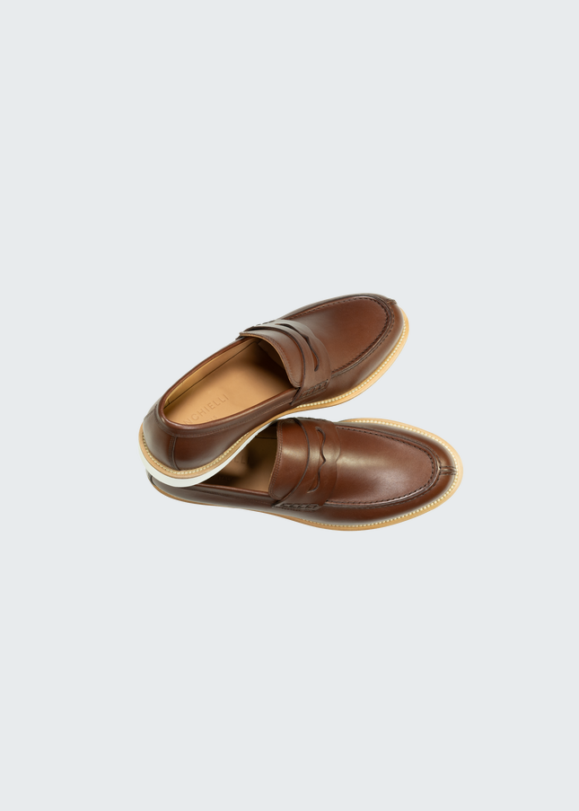 Mocassins en cuir chic
