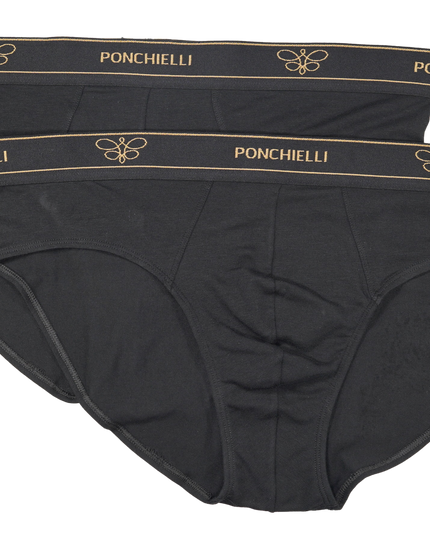 Slip noir Luxury Comfort Pack x2