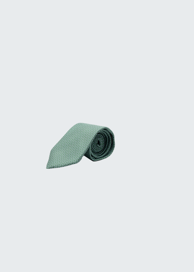 Light green blue tie
