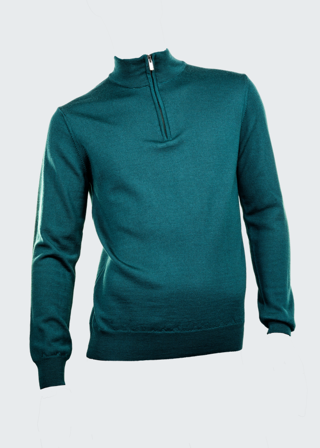 Pull-over zippé