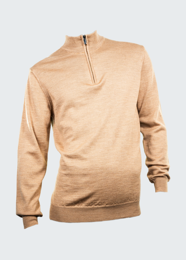 Pull-over zippé