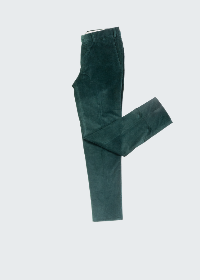 Pantalon décontracté velours