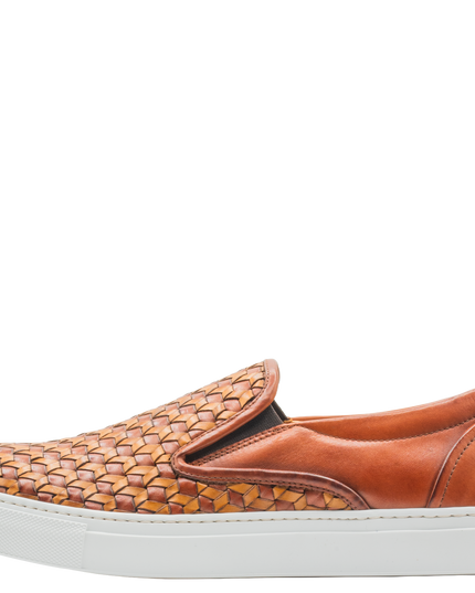 Baskets en cuir