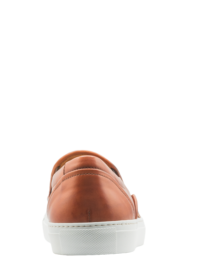 Baskets en cuir
