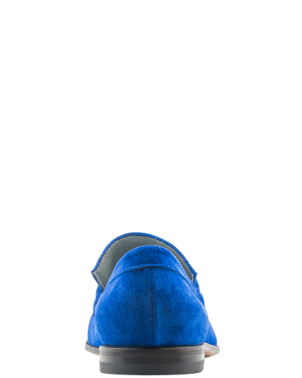Mocassins Daim Bleu
