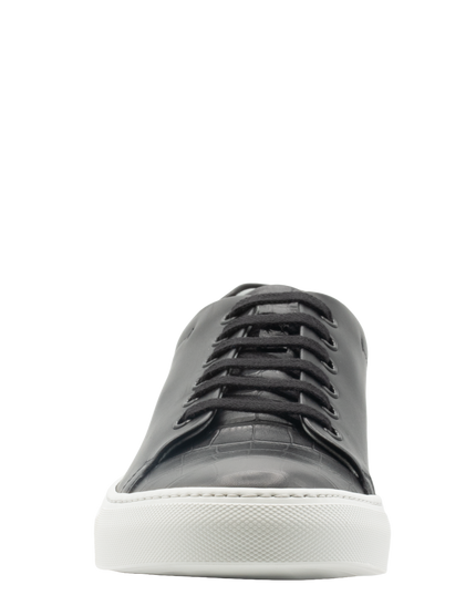 Baskets en cuir