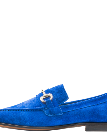 Mocassins Daim Bleu